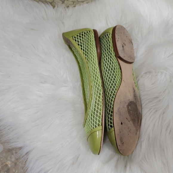 Delman Green Mesh Loafers - Picture 8 of 10